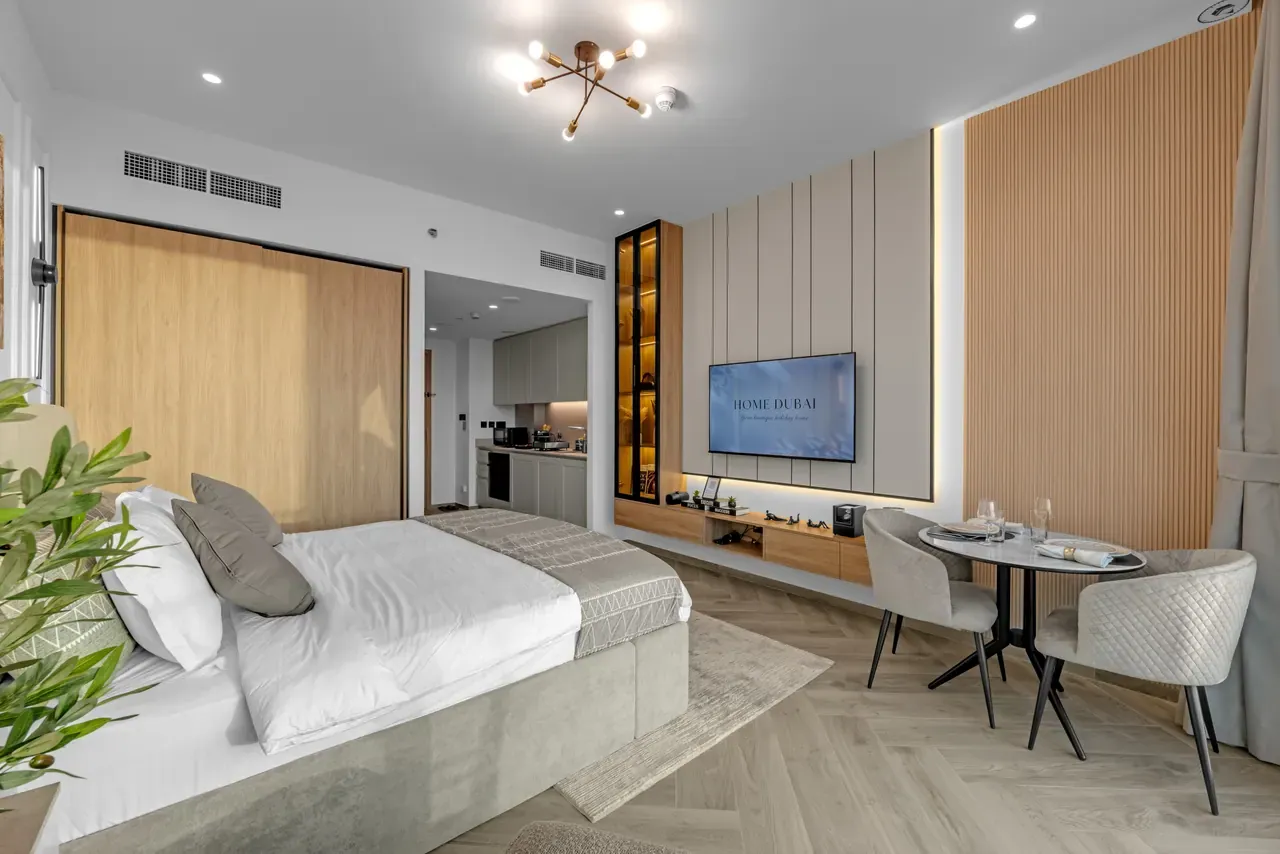 Apartment view with natural light